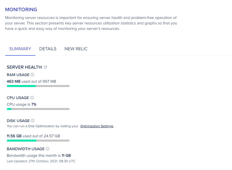 Cloudways Server Monitoring