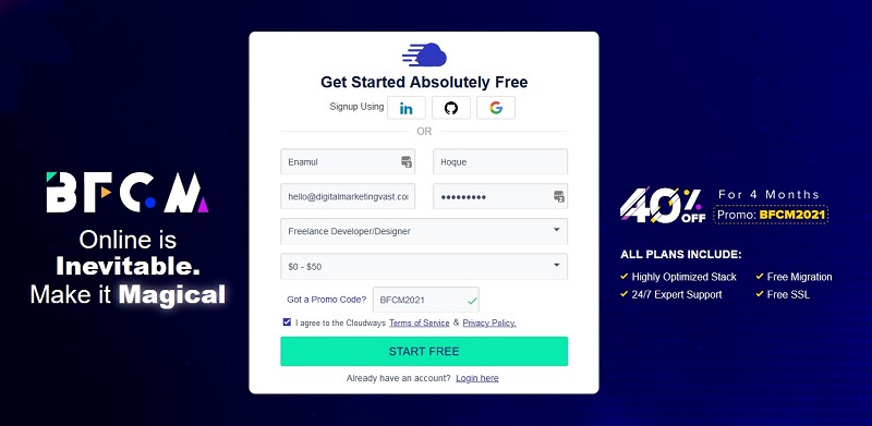 cloudways black friday deal 2021