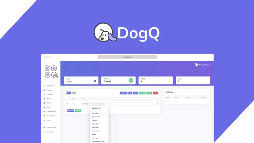 Dogq Lifetime Deal [$59]: Fast and Friendly Automated Web Testing