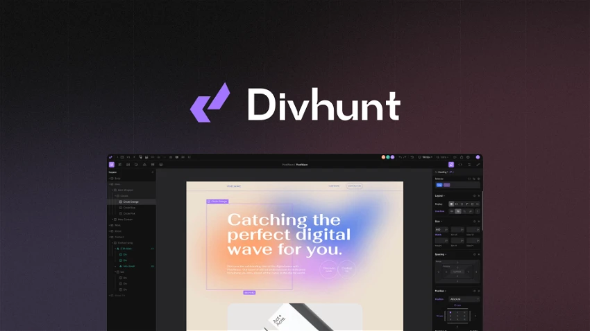 Divhunt Review: Build Limitless Custom Websites Faster – Best Webflow Alternative
