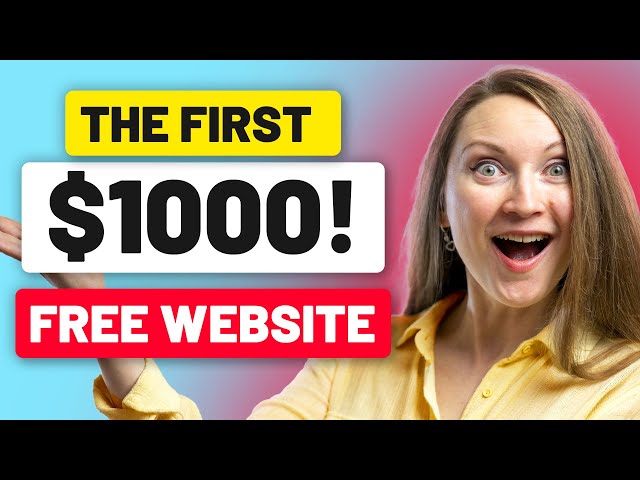 Make Your First $1000 With Affiliate Marketing (On a Free Website!)